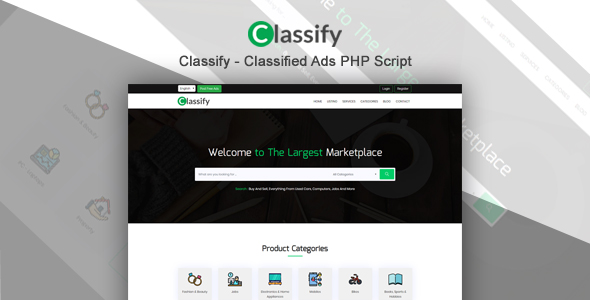 Download Classify – Classified Ads PHP Script Nulled 