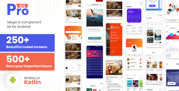 Download Prokit – Android App UI Design Template Kit Nulled 