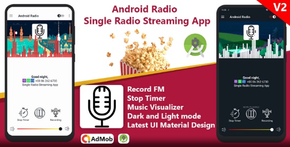 Download Android Radio – Single Radio Streaming App Nulled 