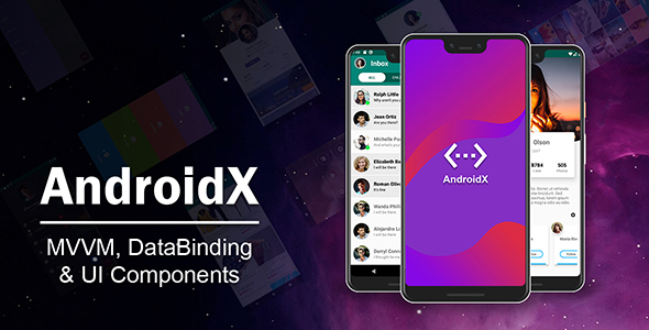 Download AndroidX – MVVM DataBinding Material Design UI Components Nulled 