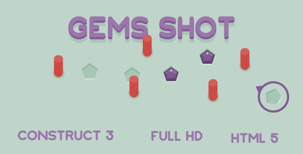 Download Gems Shot – HTML5 Game (Construct3) Nulled 