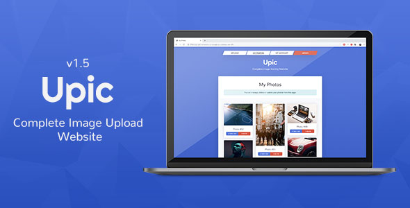 Download Upic – Complete Image Hosting Website Nulled 