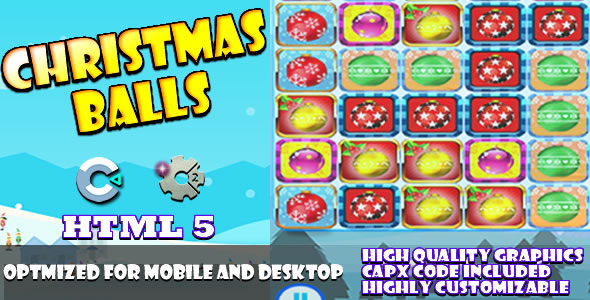 Download Christmas Balls – (C2, C3, HTML5) Game. Nulled 