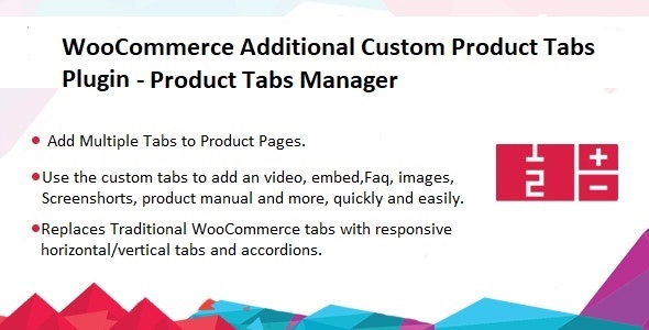Download Additional Custom Product Tabs Plugin – Product Tabs Manager Nulled 