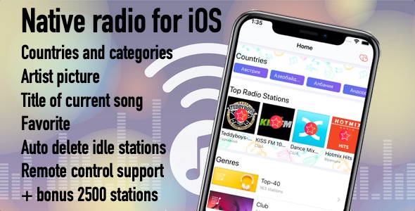 Download Radio Native iOS App – Xcode Full project and PHP Backend Nulled 