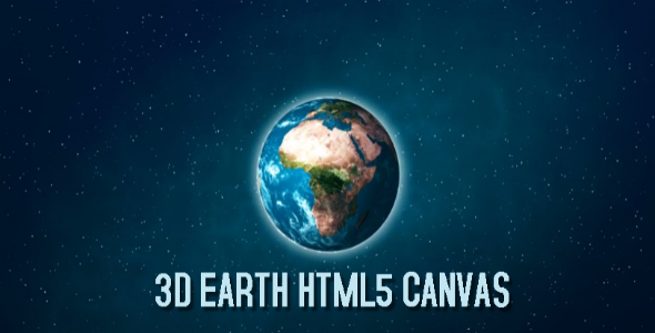 Download 3D Earth HTML5 Canvas Nulled 