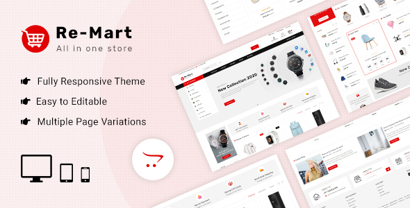Download Remart – Multipurpose MarketPlace Opencart 3 Theme Nulled 
