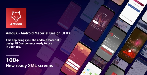 Download AmouX – Android Material UI Templates for Xamarin and Android Studio Nulled 