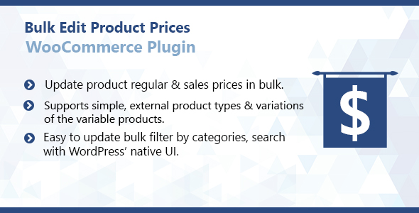 Download WooCommerce Bulk Edit Product Prices Plugin Nulled 