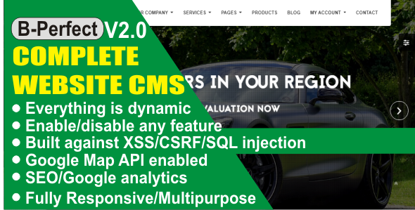 Download Website CMS – PHP Content Management System Nulled 