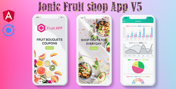 Download Ionic 5 Fruits UI Theme / Template / Firebase App Nulled 