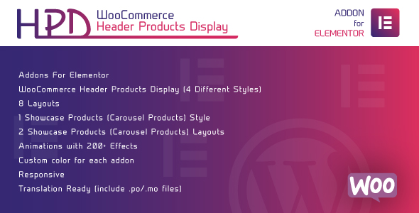 Download WooCommerce Header Products Display for Elementor – WordPress Plugin Nulled 