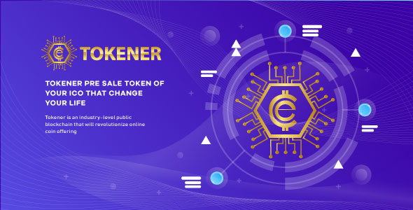 Download Tokener – ICO for ERC 20 token Nulled 