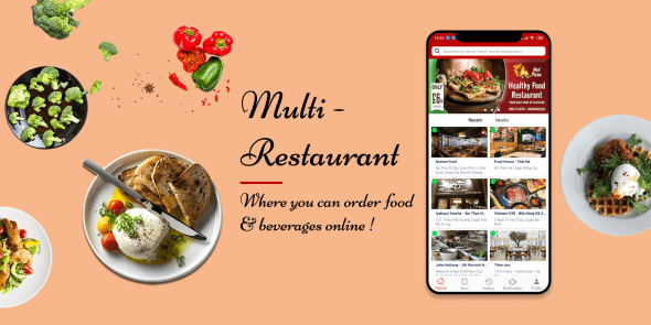 Download Multi Restaurants – Foody Android Nulled 