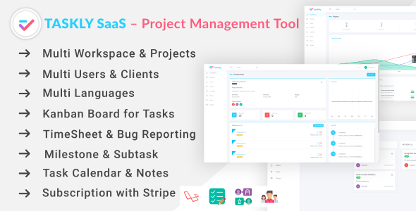 Download TASKLY SaaS – Project Management Tool Nulled 
