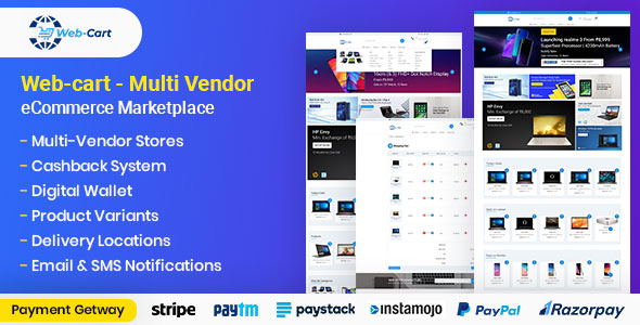 Download Web-cart – Multi Vendor eCommerce Marketplace Nulled 