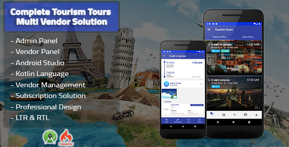 Download Tourism Tours Multi Vendor Android App Nulled 