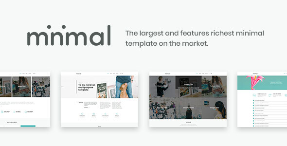 Download Minimal – White And Clean Template Nulled 