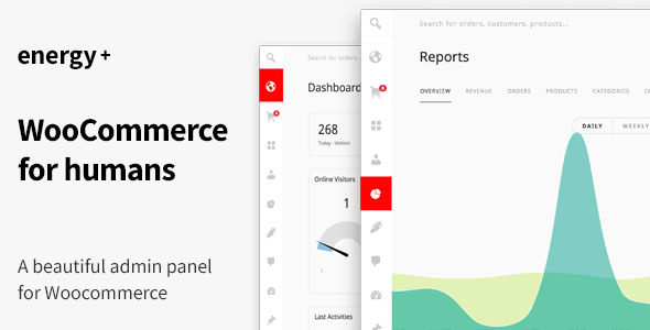 Download Energy+ A beautiful admin panel for WooCommerce Nulled 