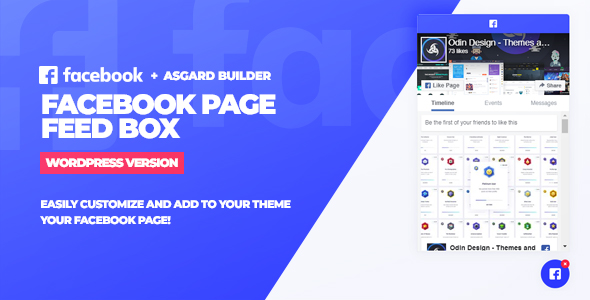 Download Facebook Page Feed Box WordPress Plugin Nulled 