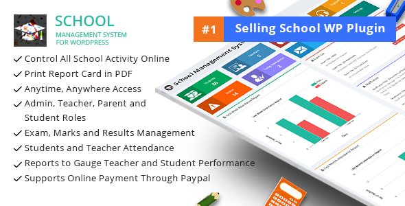 Download School Management System for WordPress Nulled 
