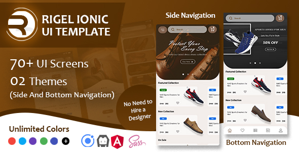 Download Rigel – Ionic 4 Ecommerce UI Template Nulled 