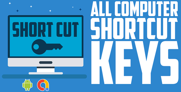 Download computer shortcut keys app |Software Shortcut Keys| All in One Shortcut’s|  Android app |Admob ads Nulled 