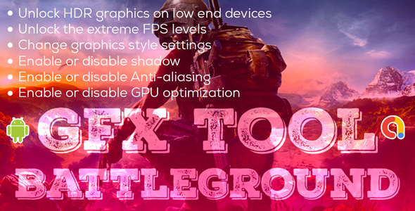 Download GFX Tool For PUBG | Game Booster | Android App Full Code | Admob Ads Nulled 