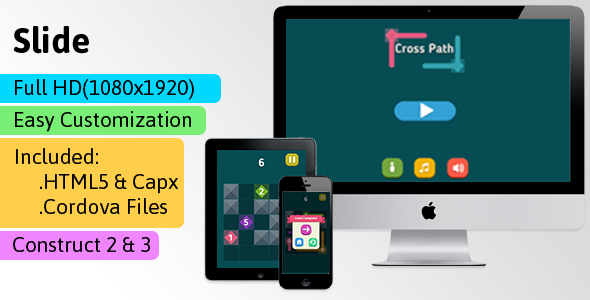 Download Cross Path – HTML5 Game (Construct 2 | Construct 3 | Capx) – Puzzle Game Nulled 