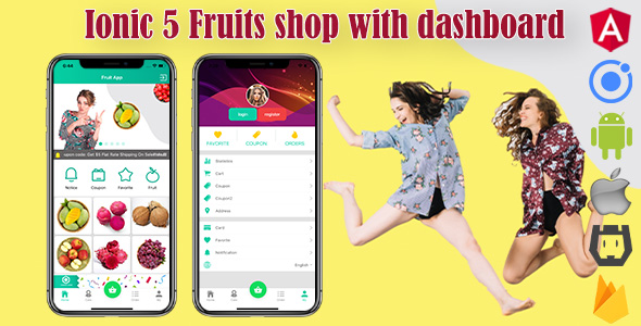 Download Ionic 5 Fruits Commerce Shop App V2 with Firebase/Admin Backend Nulled 