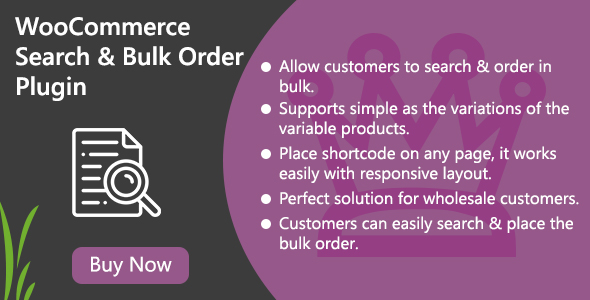 Download WooCommerce Search And Bulk Order Plugin Nulled 