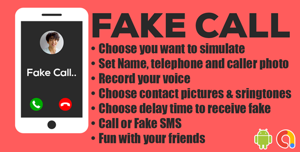 Download Fake Call | Fake Video Call | Dialogflow Message | Auto Message Bot System| Android App | Admob Nulled 