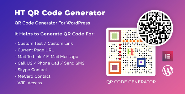 Download HT QR Code Generator for WordPress Nulled 