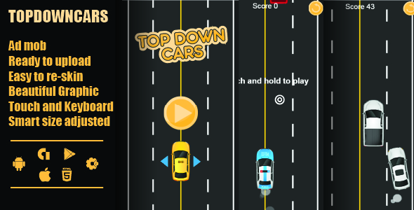 Download TopDown Cars html Nulled 