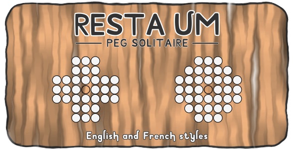 Download Resta Um (Peg Solitaire) – HTML5 Board game Nulled 