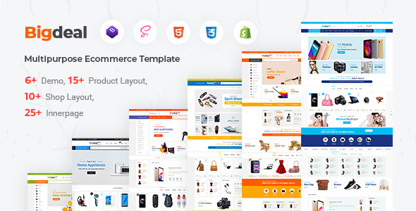 Download Bigdeal – Shopify Responsive Theme Nulled 