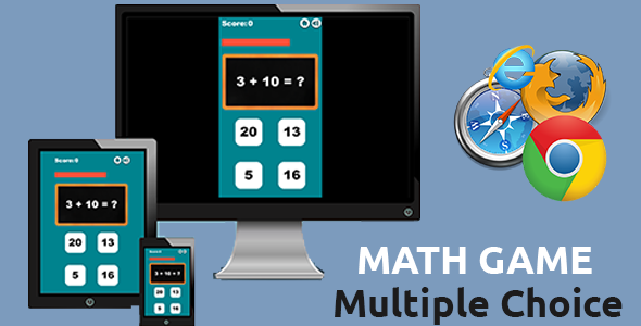 Download HTML5 Math Game – Multiple Choice Nulled 