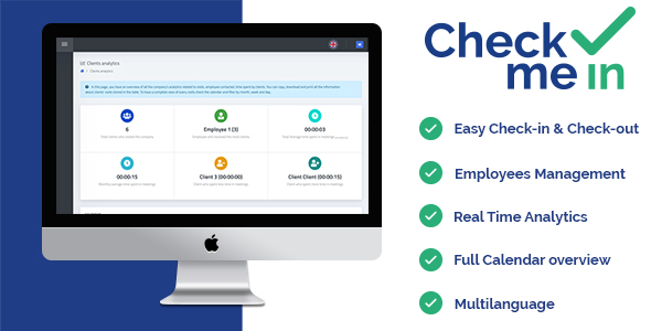 Download Check me in – Clients Management System Nulled 