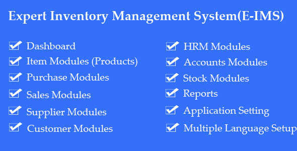 Download Expert Inventory Management System Nulled 