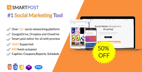 Download Smart Post – Social Marketing Tool Nulled 
