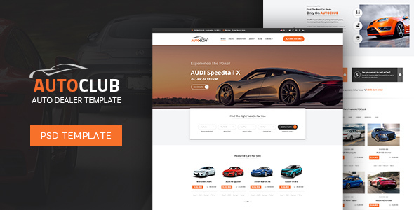 Download Auto Club – Dealer PSD Template Nulled 