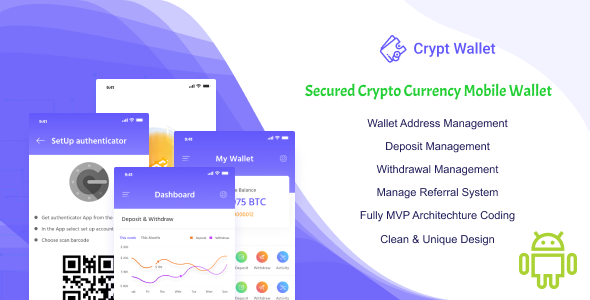 Download CryptWallet – Crypto Currency Mobile Wallet Pro Nulled 