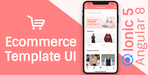 Download Ecommerce App Theme/Template UI (Ionic 5 Angular 9 & TypeScript) Nulled 