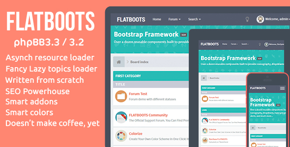 Download FLATBOOTS | High-Performance and Modern Theme For phpBB Nulled 