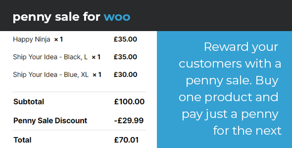 Download WooCommerce Penny Sale Nulled 