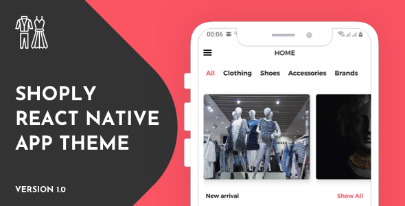 Download Shoply React Native Theme Nulled 