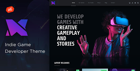 Download Xion – Indie Game Developer Theme Nulled 