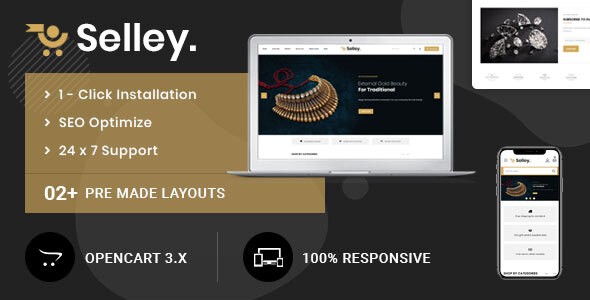 Download Selley Multipurpose – Responsive Opencart 3.0 Theme Nulled 