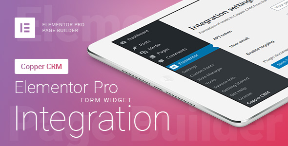 Download Elementor Pro Form Widget – Copper CRM – Integration Nulled 