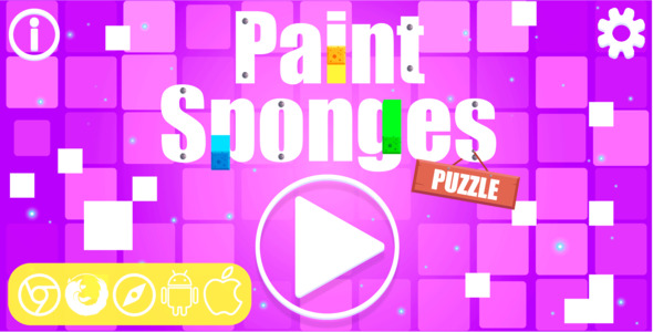 Download Paint Sponges Puzzle – HTML5 Game Nulled 